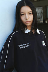 (W) OVERPATCH COLLAR JERSEY