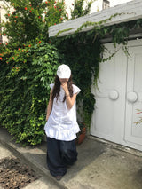 moshi summer denim wide pants