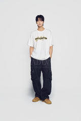 24FW レイヤーワールドツアーロゴショートスリーブTシャツクリーム