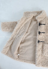 Half fur coat of soft tteokbokki