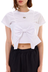 AI RIBBON BUSTIER / WHITE