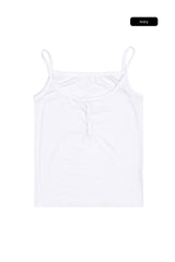 Zelia henley ribbed top