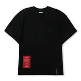 タイガーカモフラージュポケットセミオーバーサイズTシャツ ブラック