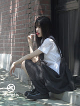 cloudy side button standard shirt