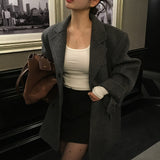 [BELLIDE MADE] Antique, Handmade Overfit Half Coat