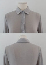シーレボタンカラーT (GRAY)