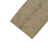 [ULKIN] Cross Raw Edge Denim Pants_Dusty Yellow