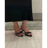 POLKA DOT STRAP SANDALS (2COLORS!)