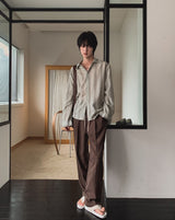 Taliyah pin tuck banding slacks