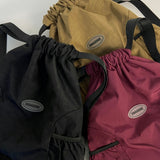 Swag-on nylon Bokjori string backpack suitcase luggage color prosthetic bag 3 colors [mandarinetree only]