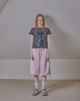 printing logo basic top / charcoal