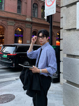 LMN Louis Oversized Fit Sensitive Stripe Shirt (3 colors)