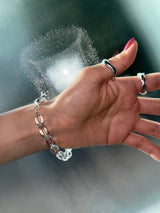 [925silver] Crystal bracelet