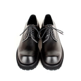 DAVID STONE WIDE FIT LEATHER DERBY SHOES zipper edition (vibram)