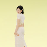 レインストライプスカート(cream)