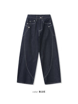 ウェーブウォッシュドデニムパンツ(4colors)