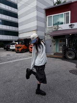  CHECK MIX FRILL SKIRT