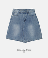 New Bermuda Wide Denim Shorts (4color)
