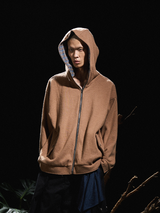 24AW クリサリスデュアルフォームフォワード＆バックジップニットジャケット