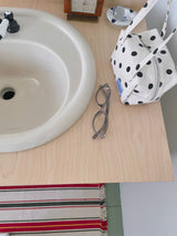Handy pouch (ivory dot)