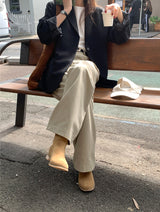 ワイドピンタックパンツ