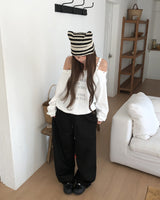 Vint Eyelet Strap Sweatshirt