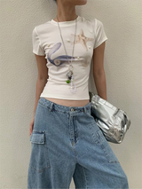 ヒトデビーズ ラウンド ショートスリーブ Tシャツ