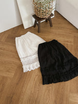 コージーバンディングフリルミディスカート