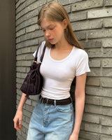[ORIGINAL] ディギングリブ半袖Tシャツ