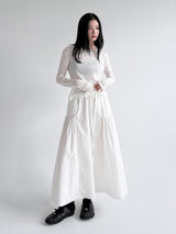  SOFT BOATNECK STRAP TEE