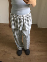 Frill Stripe Pants (2color)