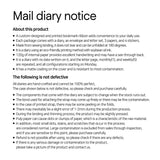 oab mail diary / hard cover