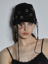  EYELET BEANIE