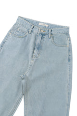 Pale denim pants