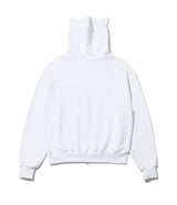 MEOW CAT EAR HOODIE ZIP UP - WHITE