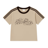 ミャオ キトゥンズ トラック クロップ Tシャツ (5color)
