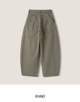 Cottie Flip Back Pocket Curved Cotton Pants