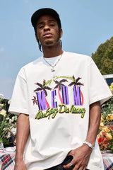 パームトリープリントTシャツ