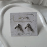 [Aespa Giselle, NMIXX Haewon Piercing] Vintage Knot Piercing - Silver