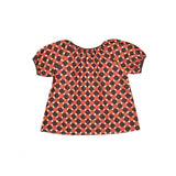 Cocktail Dot Blouse (Orange)