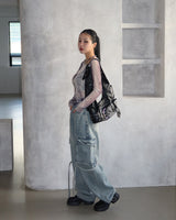cargo strap jogger & wide jeans