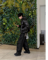 Prime nine wide denim pants