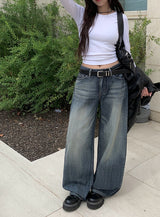 Skim Brush Washing Wide Pants