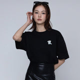 [UNISEX] Small Cloud Bear Smile Short Sleeve T-shirt
