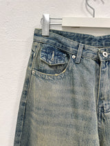 BACK POCKET WIDE JEANS