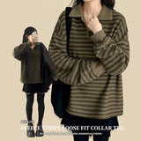 Momo Dangala Loose Fit Collar Sweatshirt
