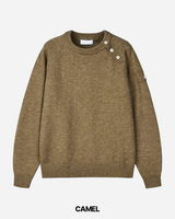 Bis Diagonal Button Knit