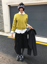 (Brushed) MILK FRILL SHIRT