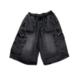 d-ring cargo shorts