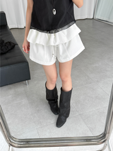 powdery layered blouse (4color)